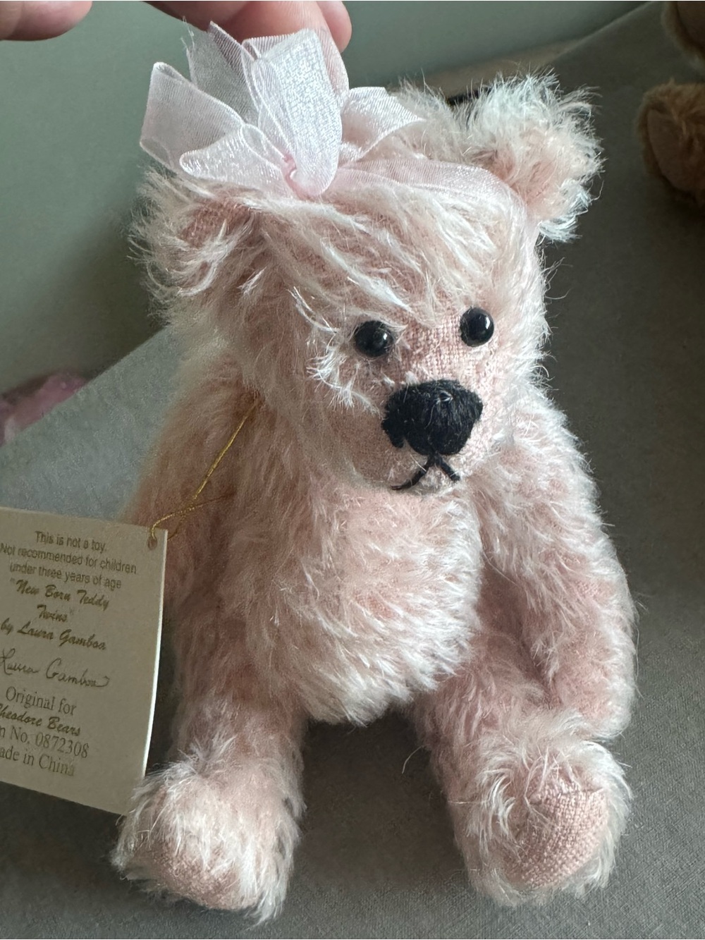 Laura Gambia Vintage Newborn Teddy Twin Bears (2)
